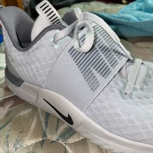 grey nike sneakers !